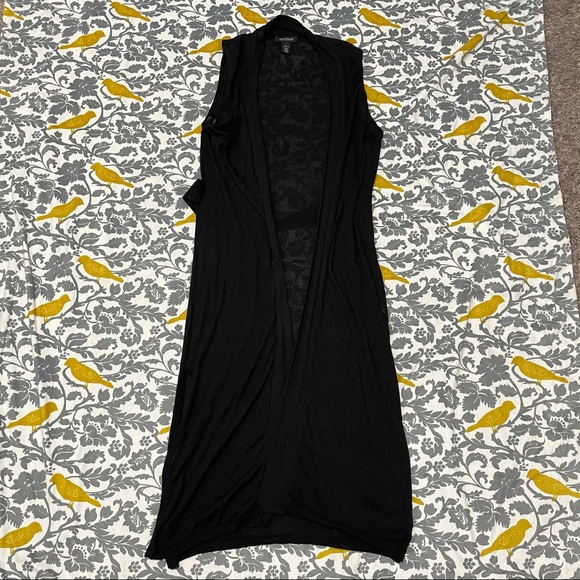 White House Black Market Jackets & Blazers - WHBM Black Duster Vest EUC Size M